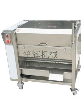 销售工业沙姜萝卜去皮清洗机红薯毛辊磨皮机毛刷清洗机ODM