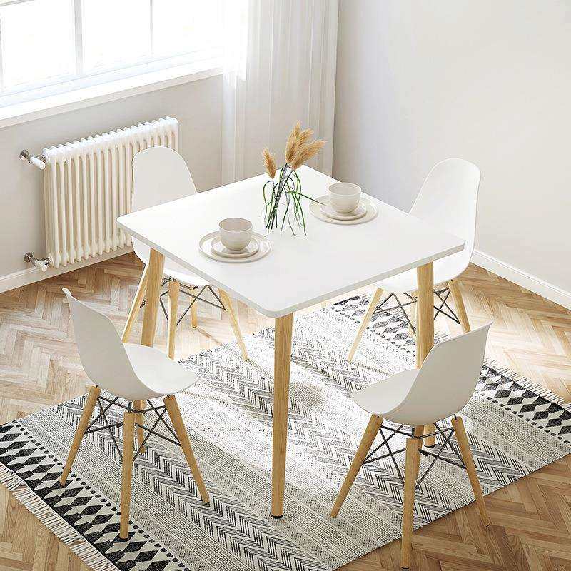 餐桌椅组合家用方桌小户型吃饭桌长方形桌子厨房桌子食堂餐桌饭桌