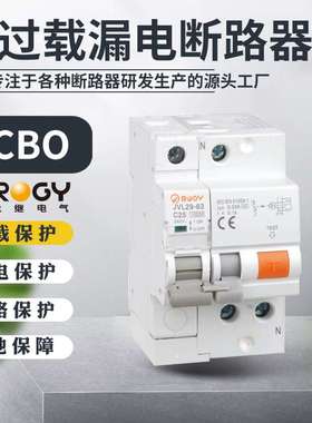 AC型电磁式带过电流保护家用断路器 RCBO过载漏电保护断路器空开
