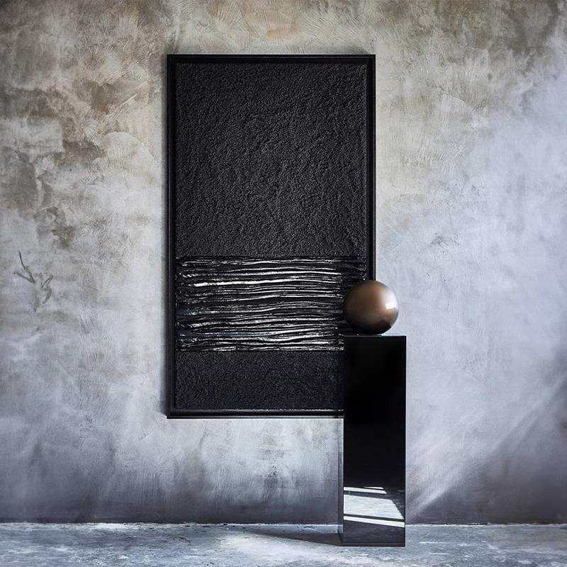 轻奢法式餐厅餐边柜装饰画高级感客厅玄关走廊挂画纯手绘肌理油画