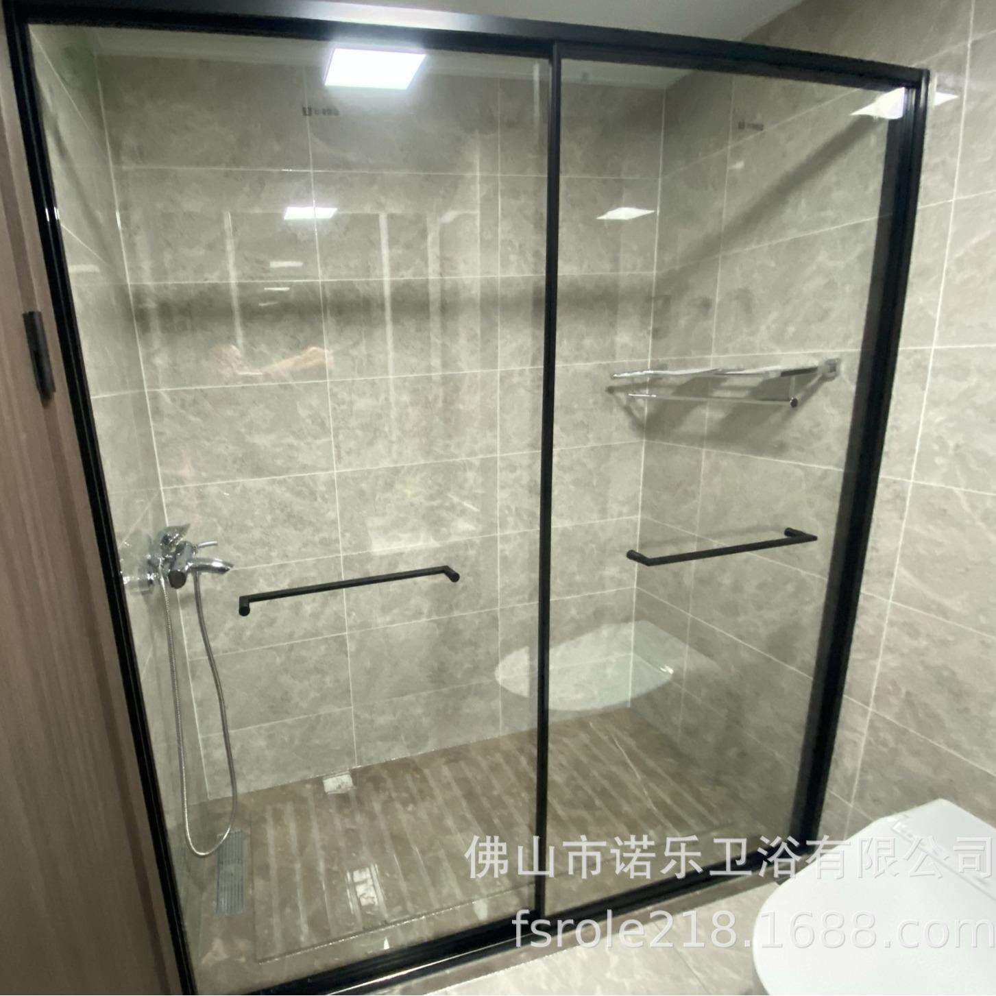 折叠淋浴房隔断玻璃无轨折叠小户型节省空间卫生间浴室门