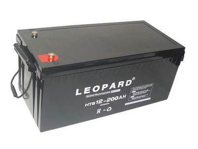 LEOPARD美洲豹蓄电池HTS12-200 12V200AH免维护铅酸电池