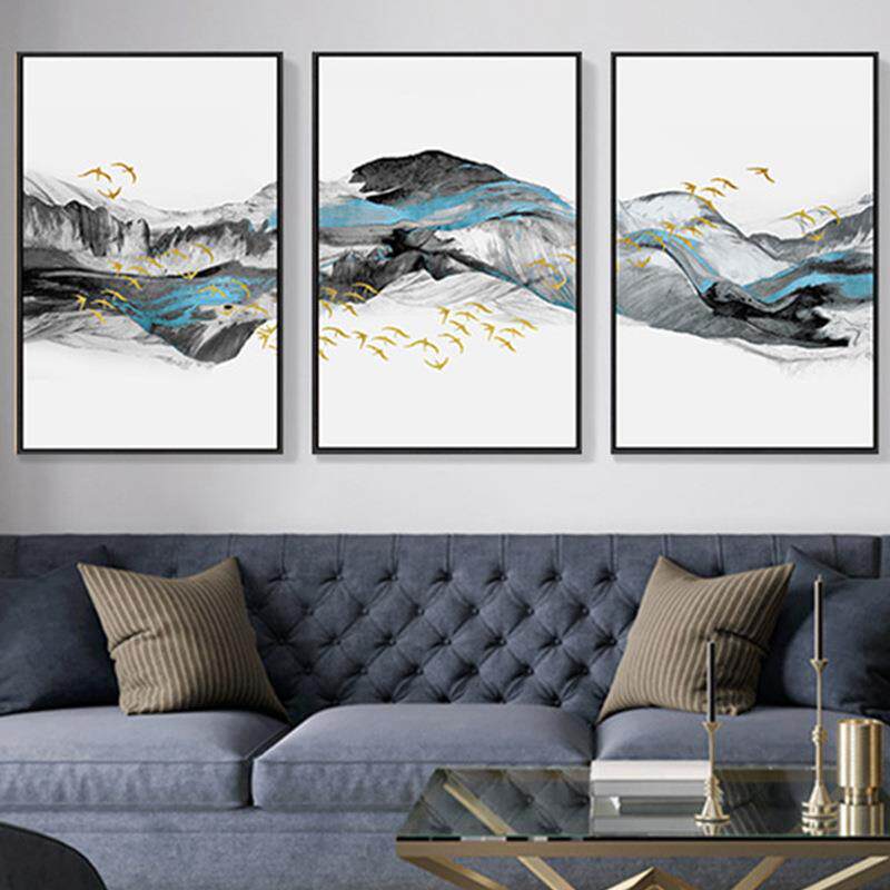 抽象装饰画新中式挂画客厅家居软饰抽象壁画