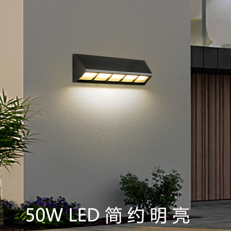 庭院壁灯户外防水墙灯室外阳台灯别墅花园围墙灯led大门防水壁灯