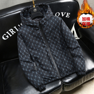 轻薄棉衣外套秋冬季 男装 时尚 大码 百搭夹棉二棉服潮牌时尚 高档男士