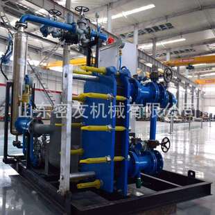 智能蒸汽换热机组生活热水采暖机组洗浴无人值守换热站