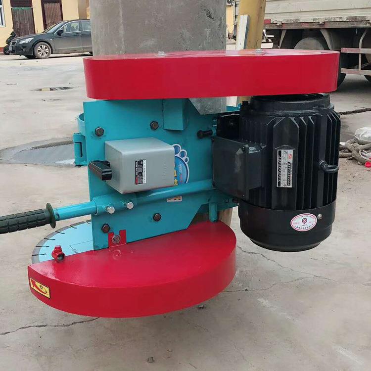 桥墩桩去桩切割机水泥桩水泥管桩切断清除小型除桩机卡箍式切桩机