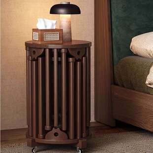 实木圆凳餐桌家用六合一家用叠叠放凳子可叠放备用餐椅折叠椅凳子