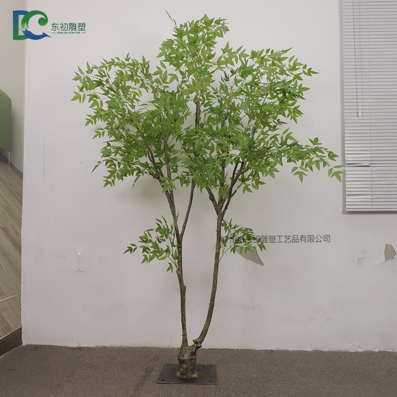 仿真南天竹室内绿植盆栽批发