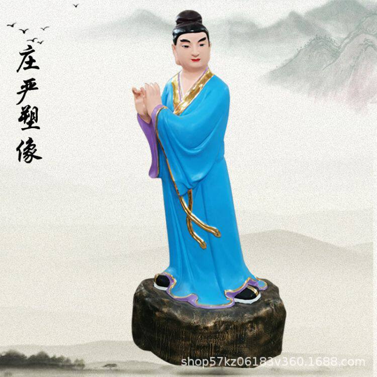 厂家批发八仙人物神像雕塑汉钟离张果老吕洞宾树脂彩绘塑像