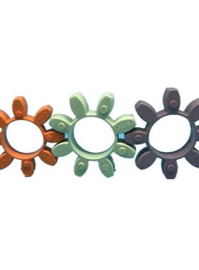 KTRROTEX98SHA92SHA64SHD橘黄色浅绿色紫色弹性体梅花垫圈胶