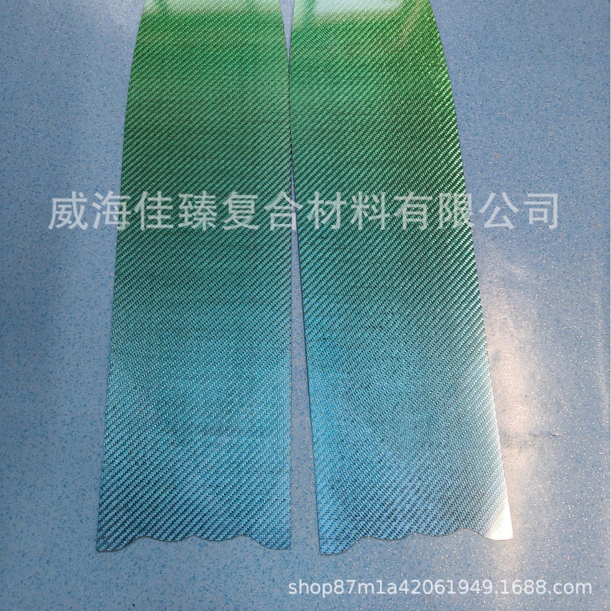 190克超轻碳纤维脚蹼 百万次疲劳测试碳纤脚蹼 彩银碳纤维脚蹼