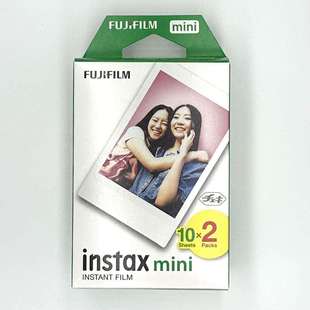 富士拍立得MINI12相纸MINI白边20张MINI40/90/EVO/7+/8/9/11/12