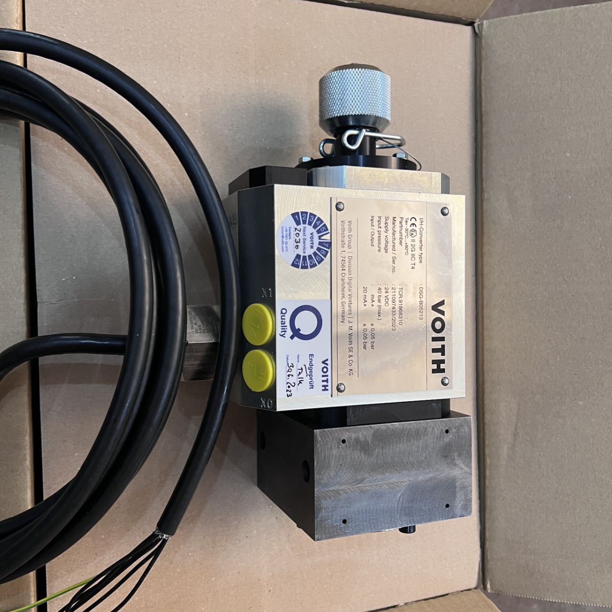 福伊特电液转换器200测量380V