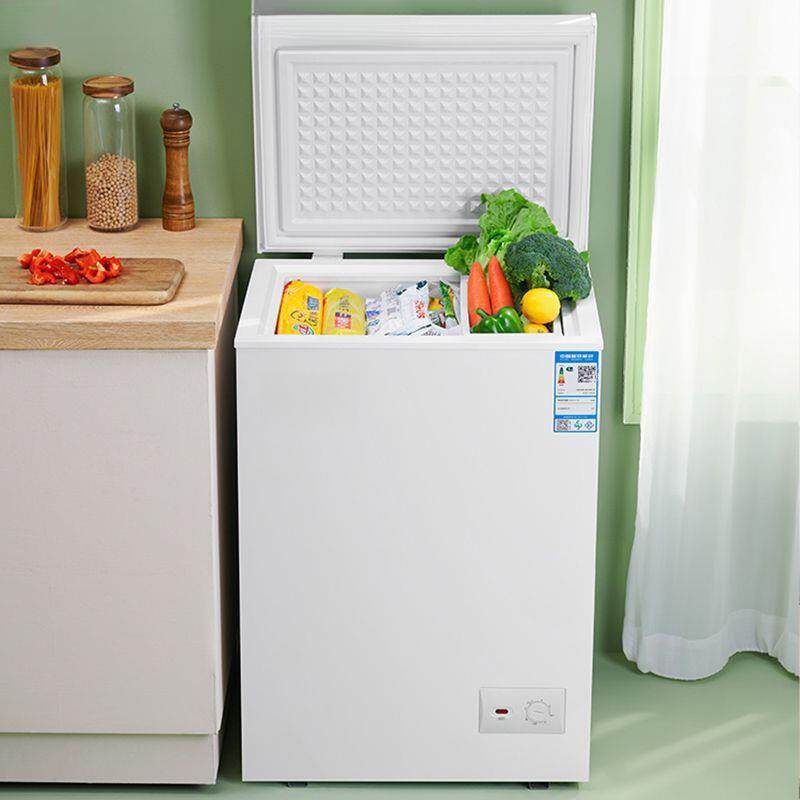 小冰柜家用全冷冻小型冷柜保鲜箱两用冷藏冷冻柜卧式冷柜工厂