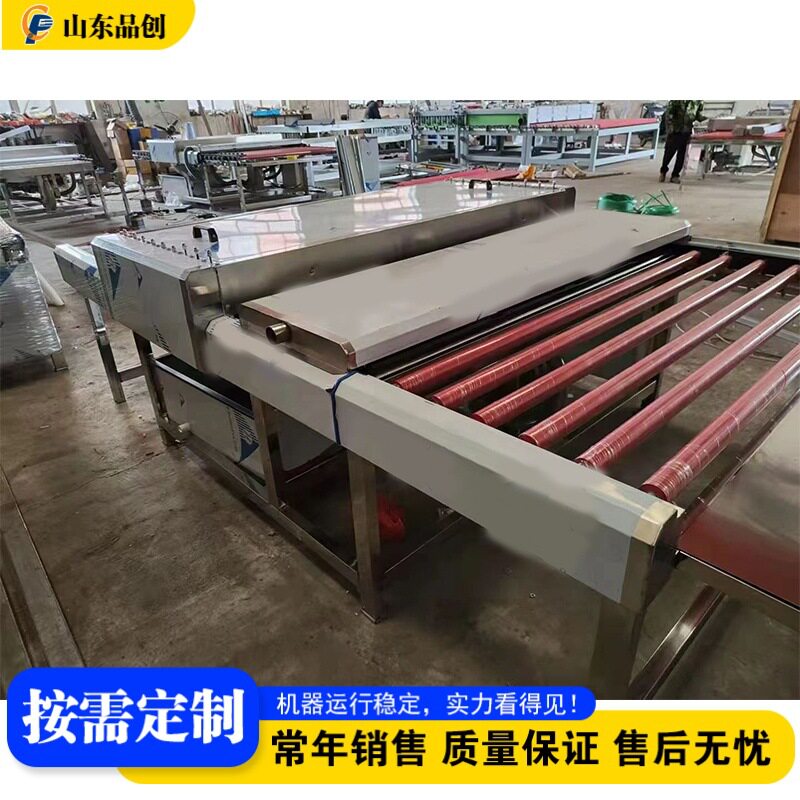 卧式玻璃清洗烘干一体机