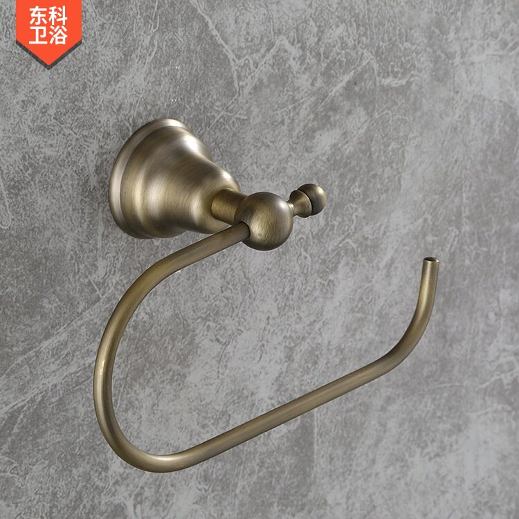 欧式仿古锌合金半圆环毛巾架