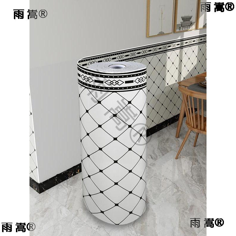 墙纸自粘防水防潮墙围墙裙壁纸仿瓷砖墙贴大理石墙面装饰翻新贴纸