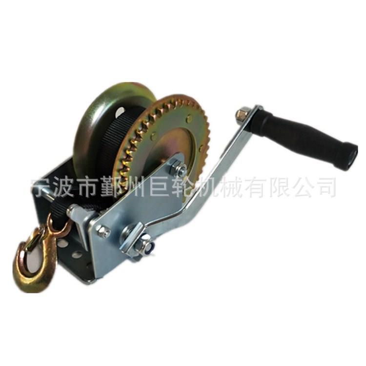 手摇绞盘钢丝绳绞车供应1800LBS和2000LBS织带手动绞盘