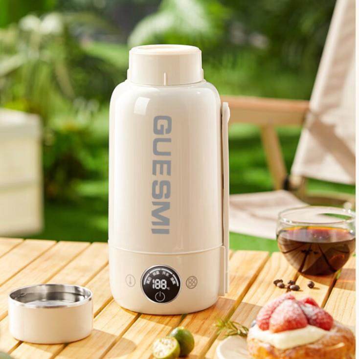 皆米电热水壶家用烧水壶便携式小型恒温壶加热保温杯旅行节日送礼