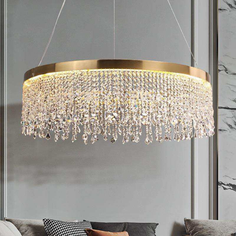 新款水晶吊灯现代简约客厅餐厅2020新款创意个性设计师吊灯灯具