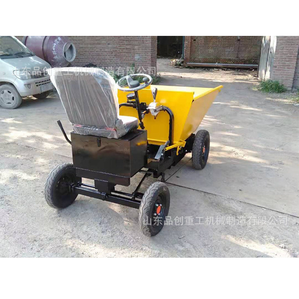 工地用四轮座驾式电动砂浆推车