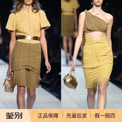 LouisVuitton路易威登秀款法国产LV半裙中古Vintage古着99新-496