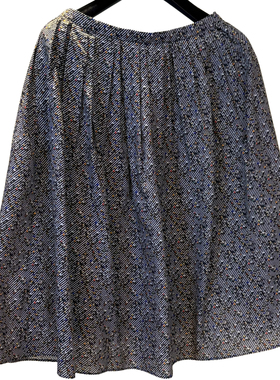 Akris瑞士产36码真丝短裙中古Vintage古着（裙长64腰长68）-279