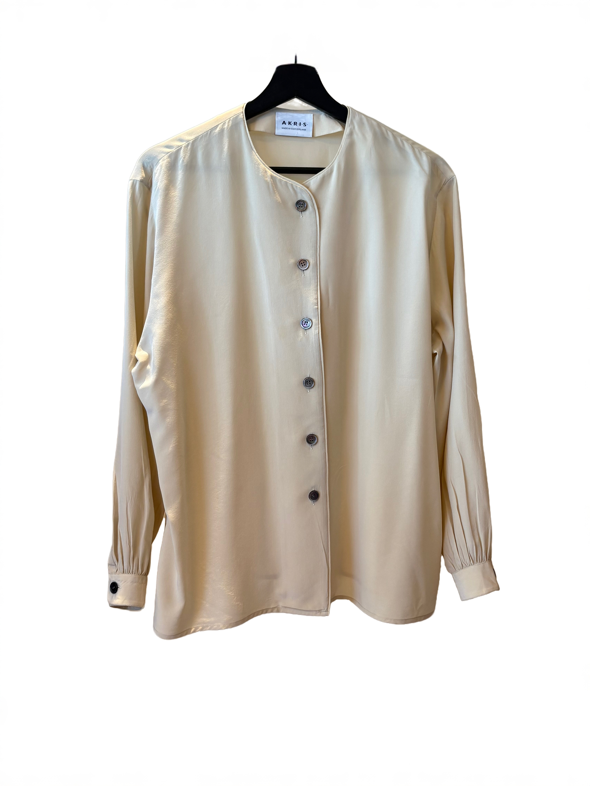 Akris瑞士产真丝外套中古二奢Vintage古着奢侈品-418