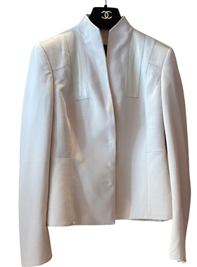 Akris瑞士产羊毛羊皮外套中古二奢Vintage古着奢侈品(99新)-543