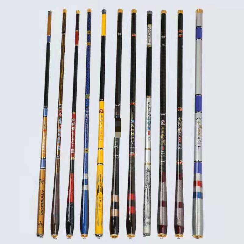 超轻鱼杆混批碳素手竿3.64.5/5.4/6.3米短节溪流竿特价钓鱼竿