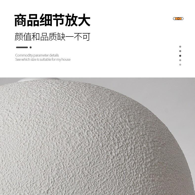 侘寂风吊灯奶油服装店样板间民宿餐厅酒店挑空别墅蜡烛客厅灯具