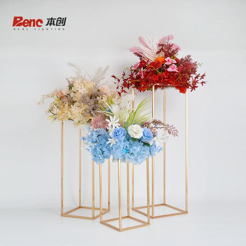 婚礼布置路引婚庆道具花架欧式花器圣诞结婚装饰家居仿真花瓶摆件