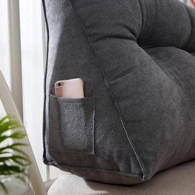 床头靠垫三角双人沙发大靠背榻榻米床软包床上靠枕可拆洗床靠