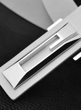 2.9CM细皮带男士韩版潮流窄款腰带男真皮平滑扣休闲白色字母G裤带