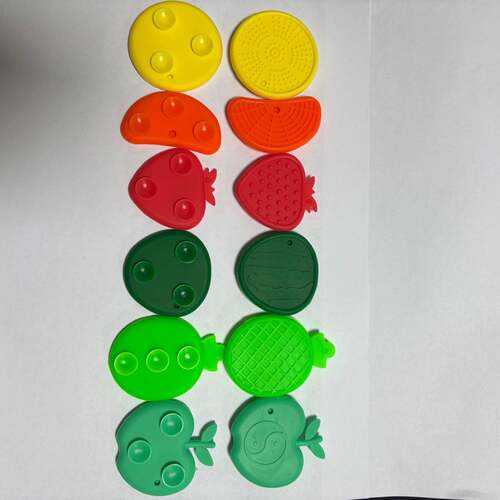 跨境Fidget Toys儿童解压玩具 纹理柔软适合儿童烦躁多动感官水果