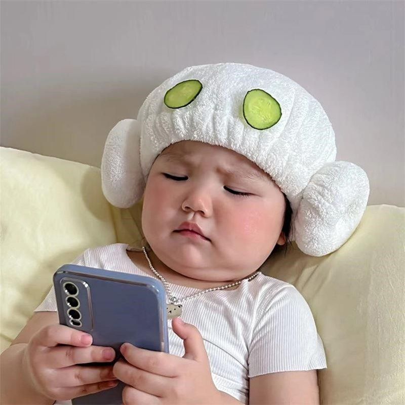 婴儿干发帽小月龄宝宝吸水不易掉毛小童包头巾可爱洗头浴帽毛巾,家庭/个人清洁工具,干发帽/一次性干发帽,淘宝优惠券,粉丝福利购,淘宝优惠卷