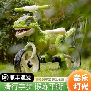 送男孩生日礼物3一6岁两玩具儿童4新款恐龙平衡车5三轮车高端实用