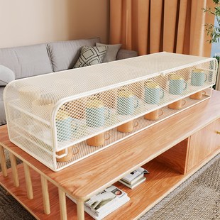 桌面置物架家用客厅台面水杯茶杯茶壶整理架子多功能餐桌收纳神器