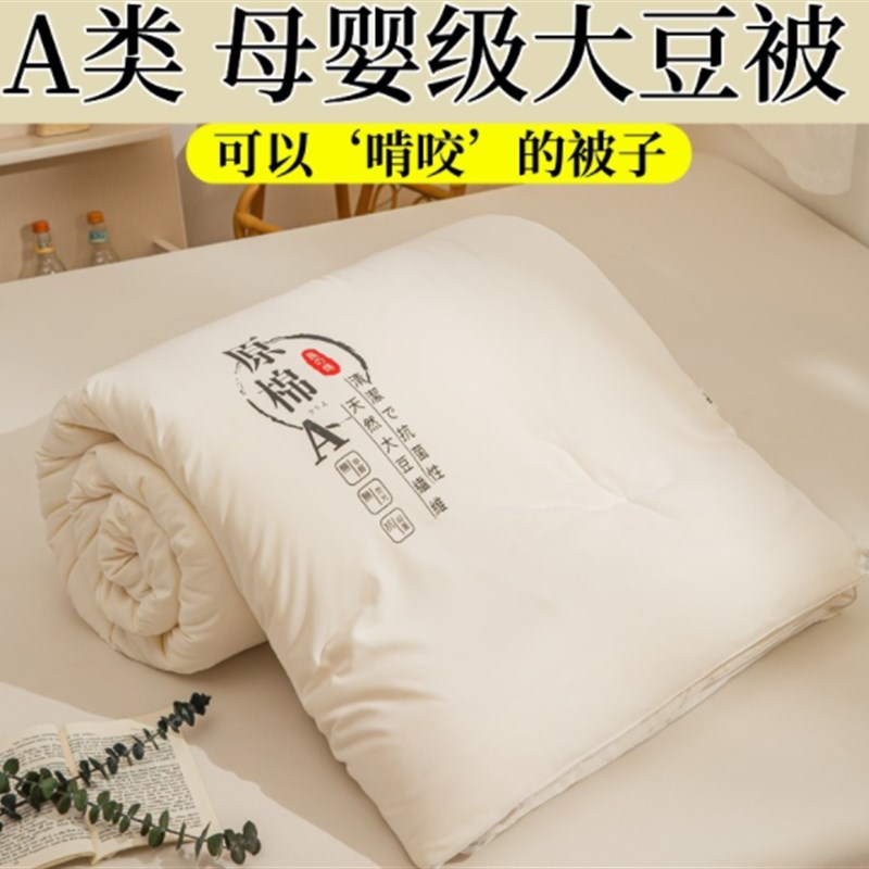 【辛妈家】 A类原棉大豆纤维被 冬季加厚保暖母婴级被芯床上用品