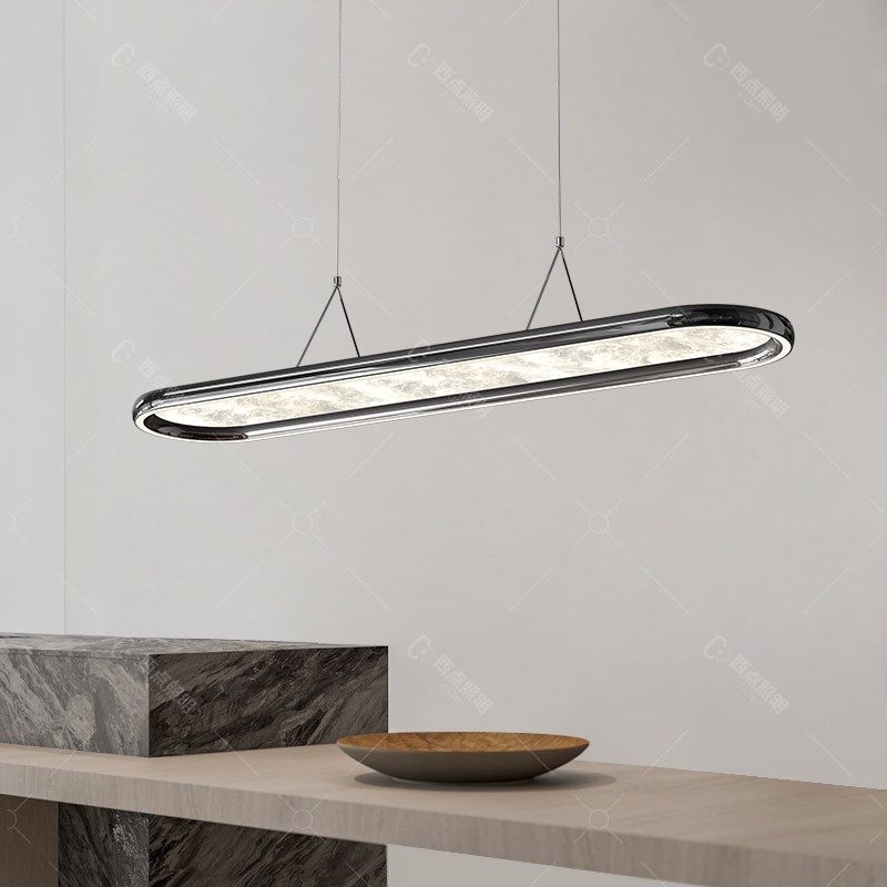 极简现代餐厅吊灯全光谱护眼一字长条饭厅吧台轻奢高级感餐桌灯具,家装灯饰光源,护眼吊灯,淘宝优惠券,粉丝福利购,淘宝优惠卷