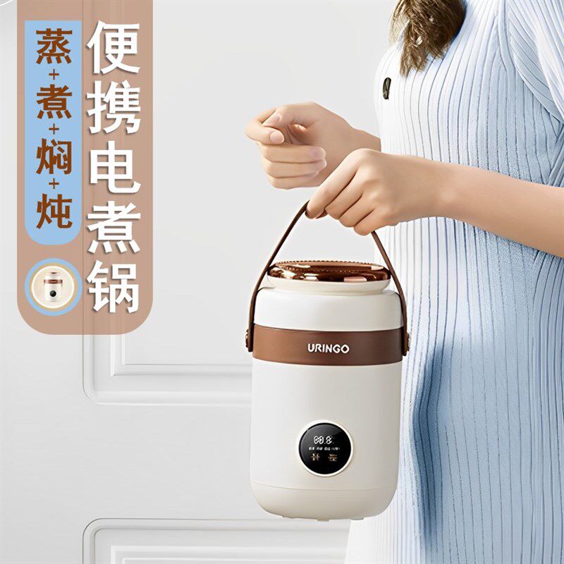 七彩叮当办公室电炖锅家用迷你电煮锅便携小电锅宝宝辅食煮粥神器