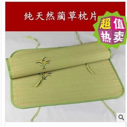 天然草席枕头套草席子蔺草席1.5m/1.8m单人T学生折叠草席床垫