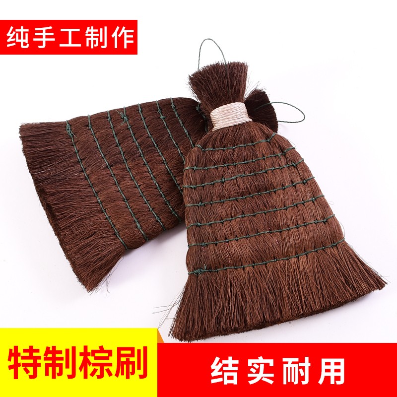 新款手工制作高档带把棕刷字画装裱E裱画排刷拓碑拓印大号工具刷