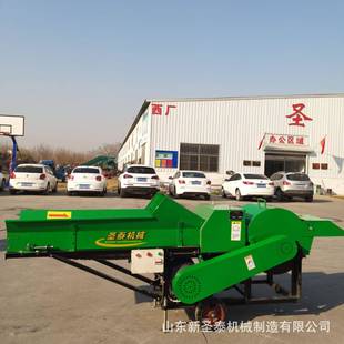 喂羊秸秆饲料揉丝机低喷效果自动进料青储秸秆揉丝机青储粉碎机