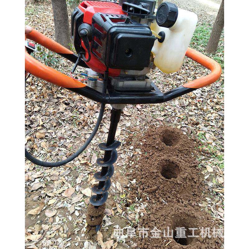新型植树挖坑机厂车载植树挖坑机加厚型手提植树挖坑机