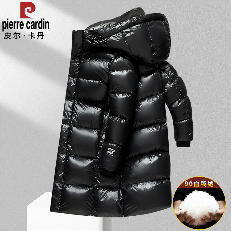 皮尔卡丹黑金羽绒服男女同款中长款2025冬季新款加厚外套羽绒袄,男装,羽绒服,淘宝优惠券,粉丝福利购,淘宝优惠卷