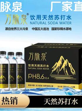新货万脉泉饮用天然苏打水 五大连池天然弱碱性