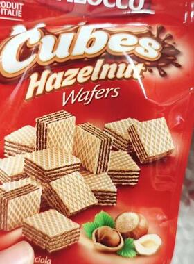 新货意大利进口balocco百乐可250g/袋单包包邮榛仁奶油可可味威化