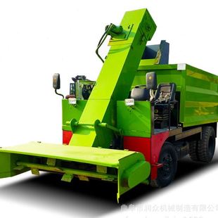 扒粪车地面清洁铲粪车牛羊圈拉粪车 养殖场四轮清粪车柴油自卸式